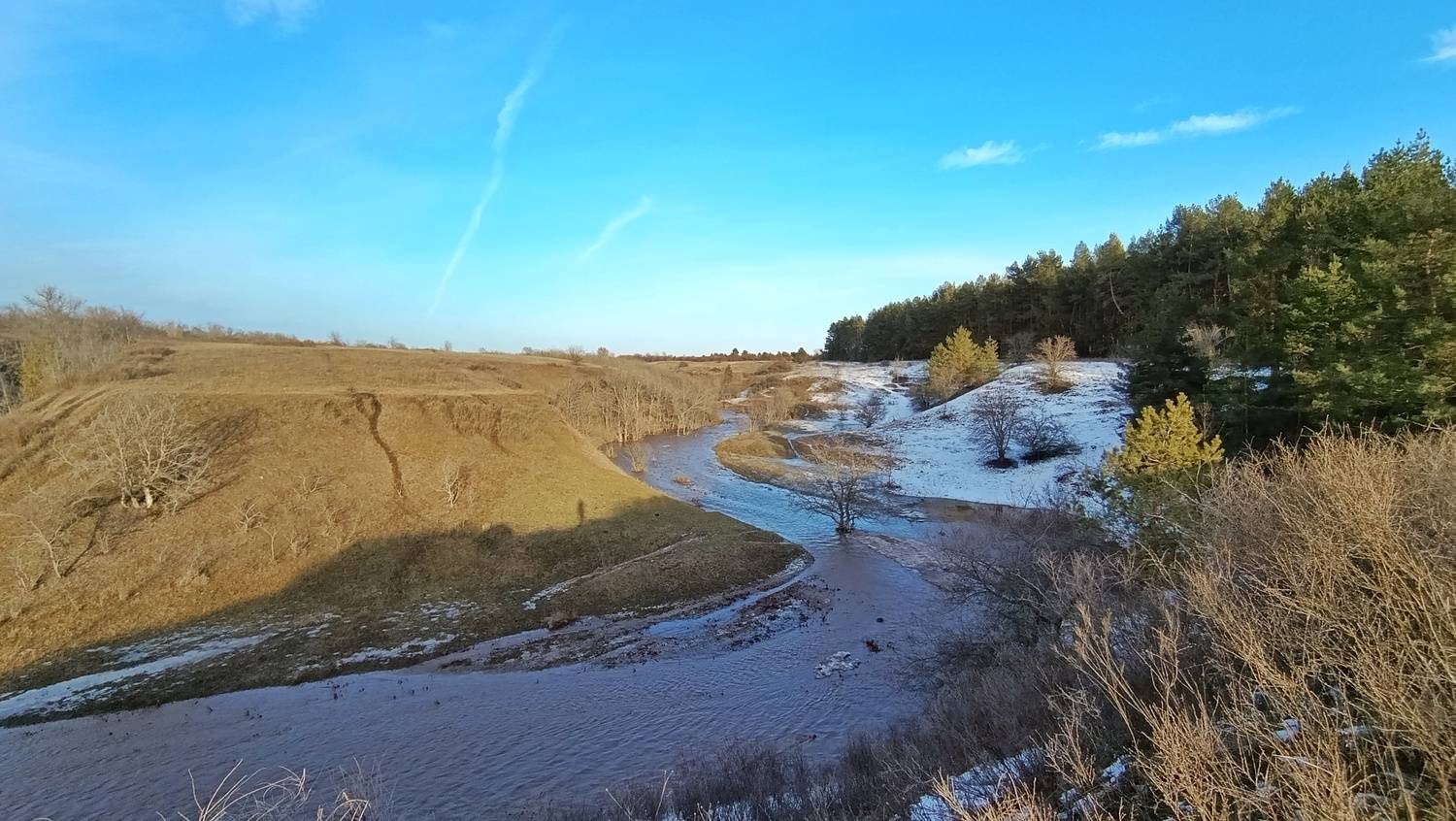 Between spring and winter