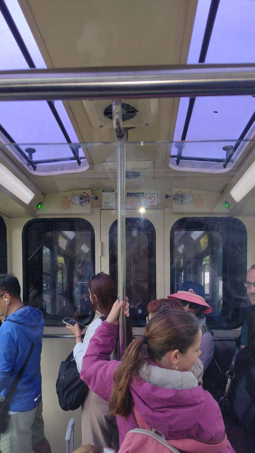 Ventanas en subte Milán.
