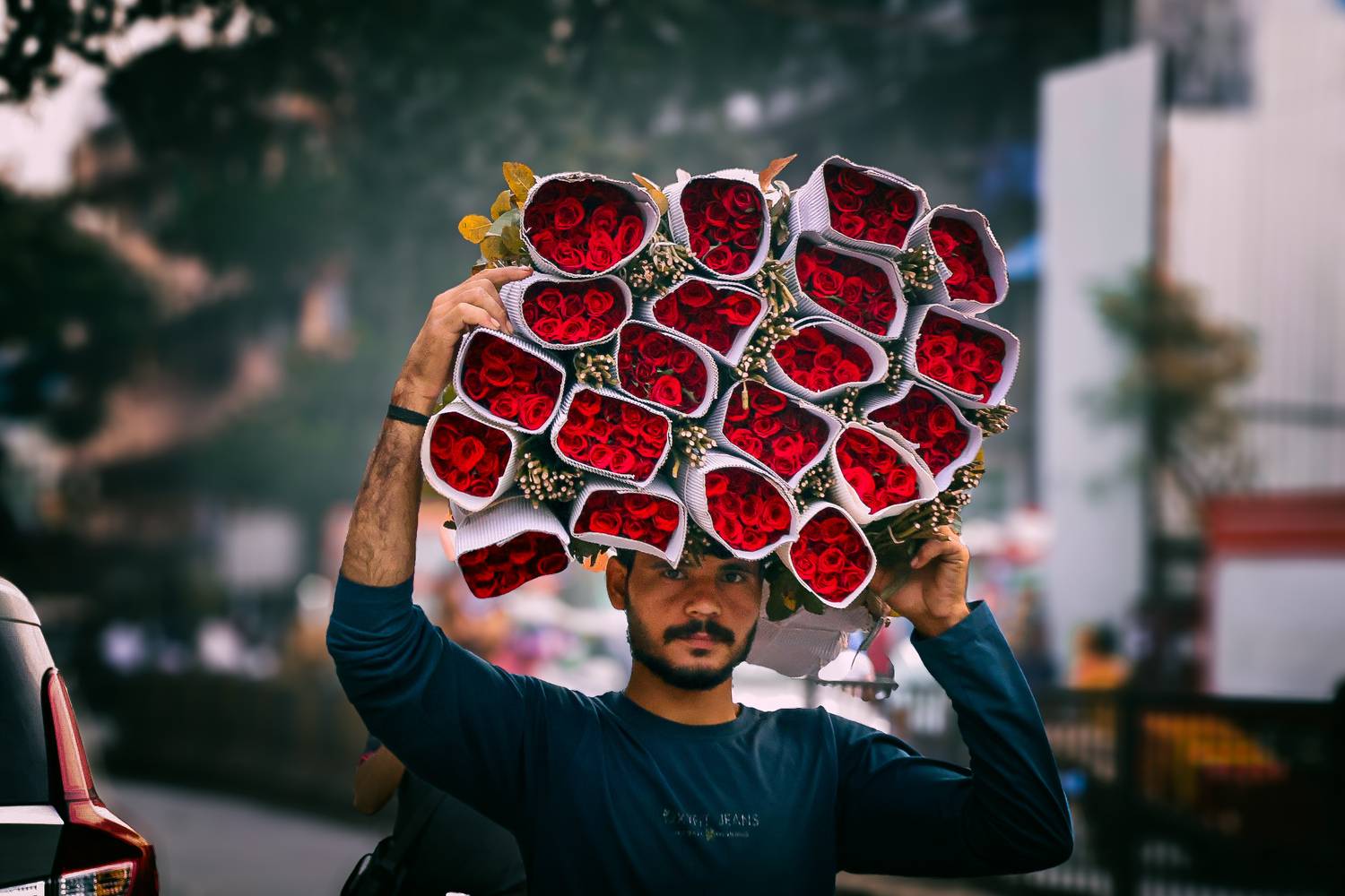 Carrying a bunch of love stories through the chaos of the city.