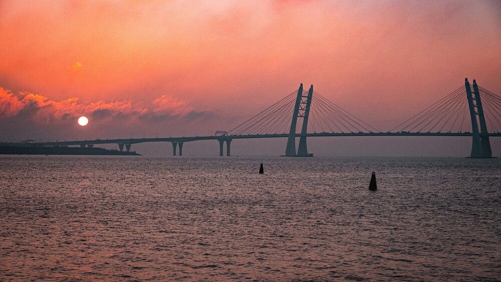 Вантовый мост, Севкабель порт