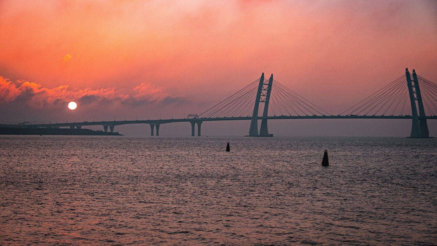 Вантовый мост, Севкабель порт