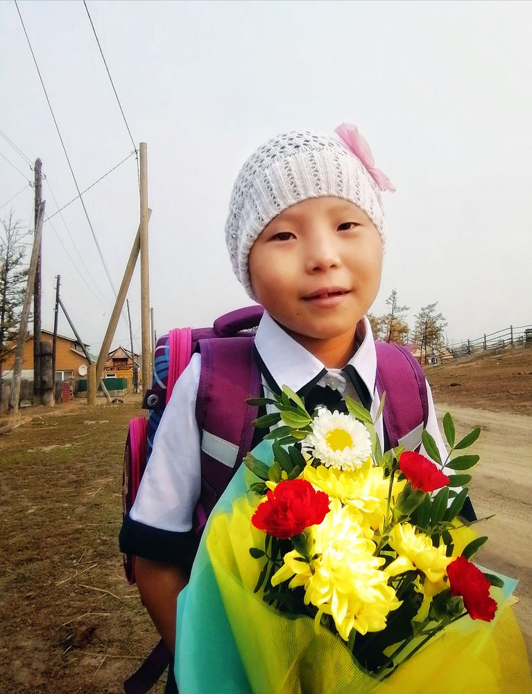 Первый раз,в первый класс.