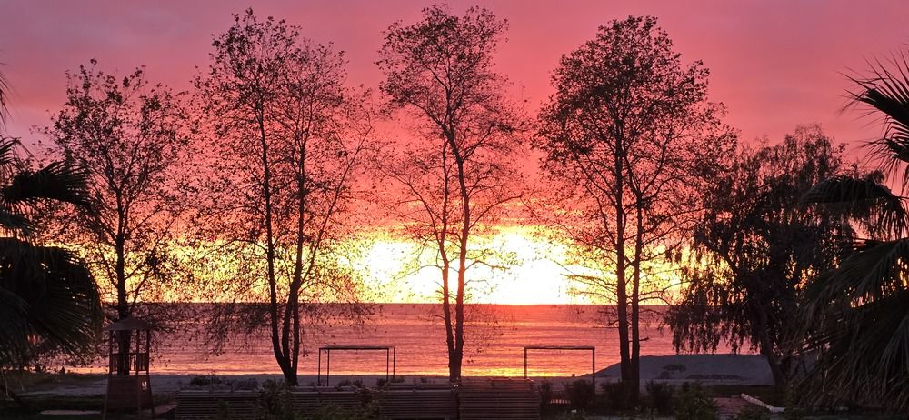 Зимний закат.