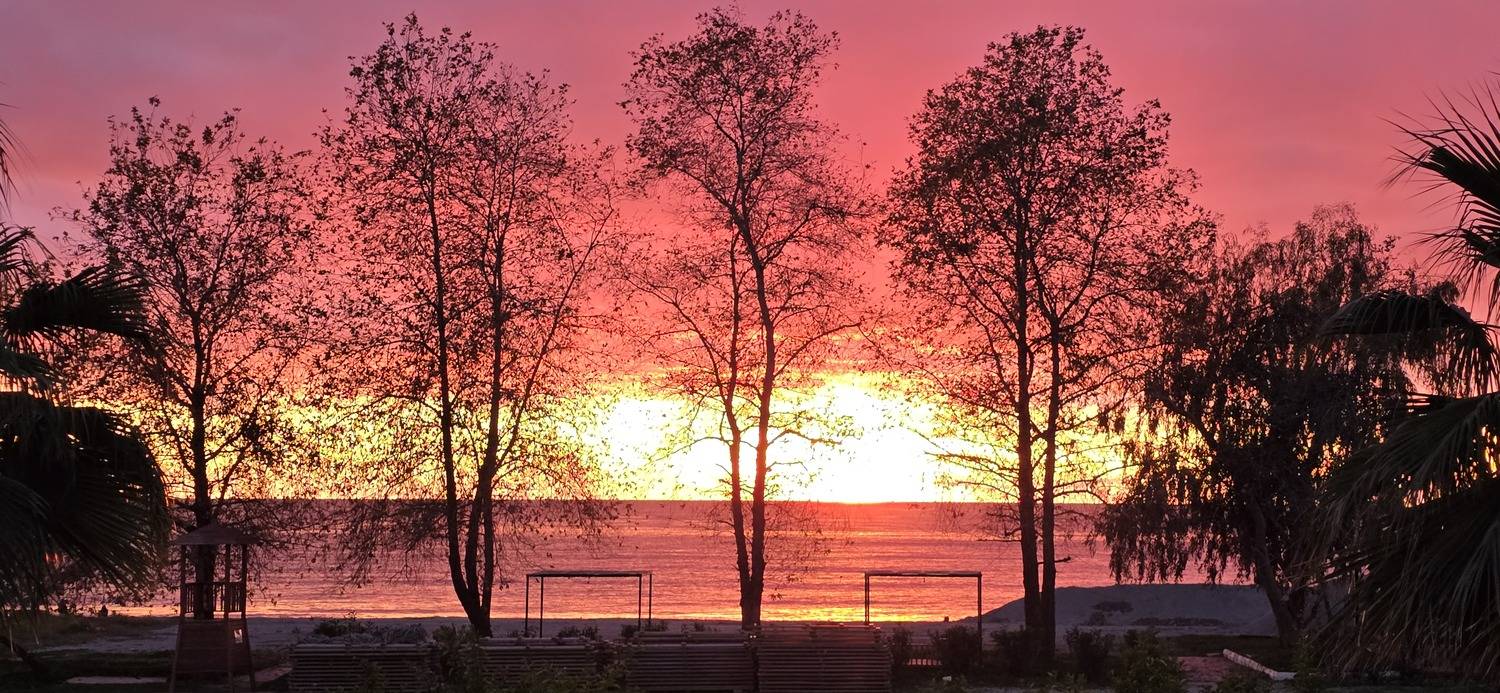 Зимний закат.