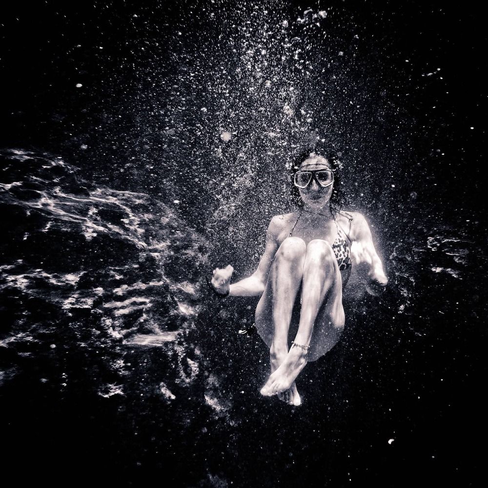 Lights on underwater