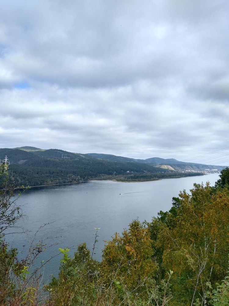 г. Дивногорск на берегу Енисея.