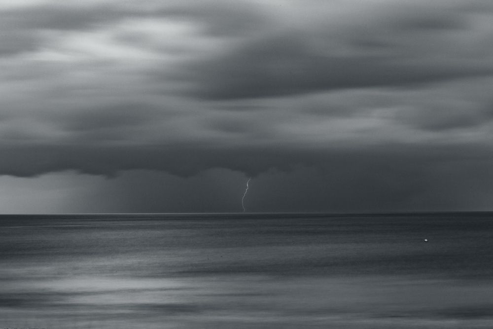 Storm on the Baltic Sea.