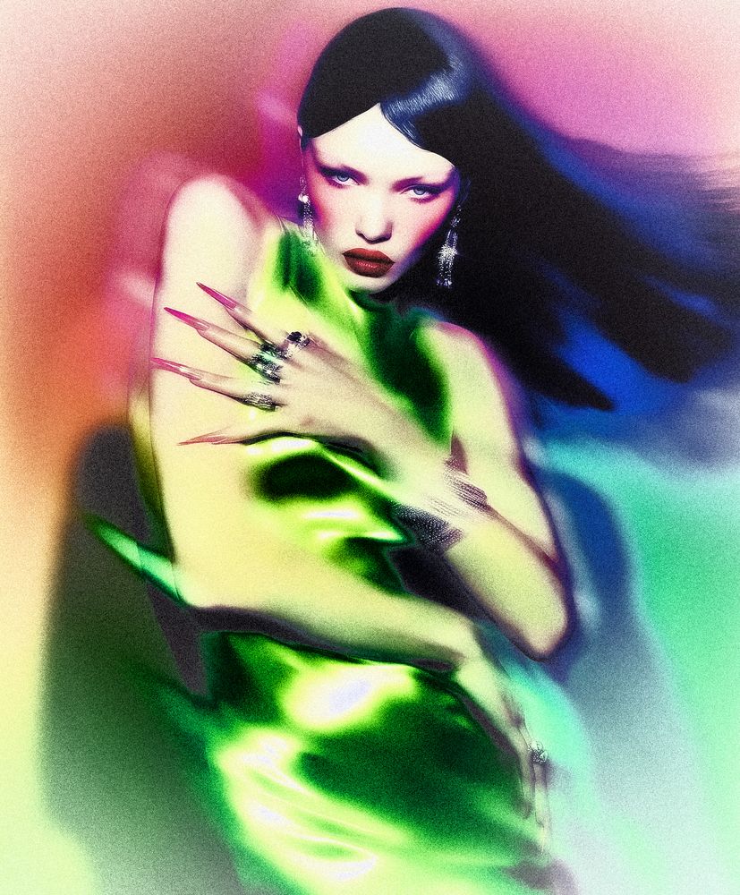 гламур и сожженый цвет