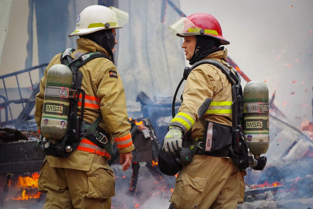 Firefighters saving lives