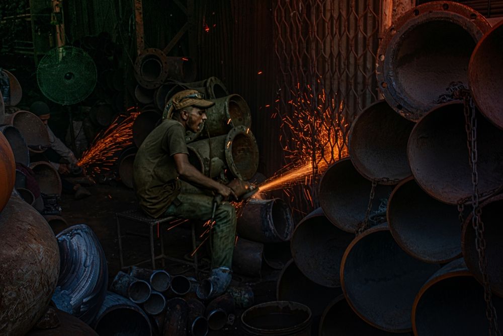 Echoes of Industry – Sparks of Human Strength