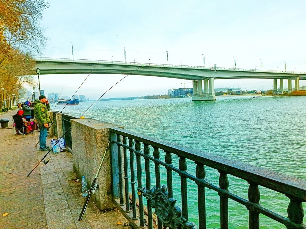 Река Дон. Набережная в Ростове-на-Дону