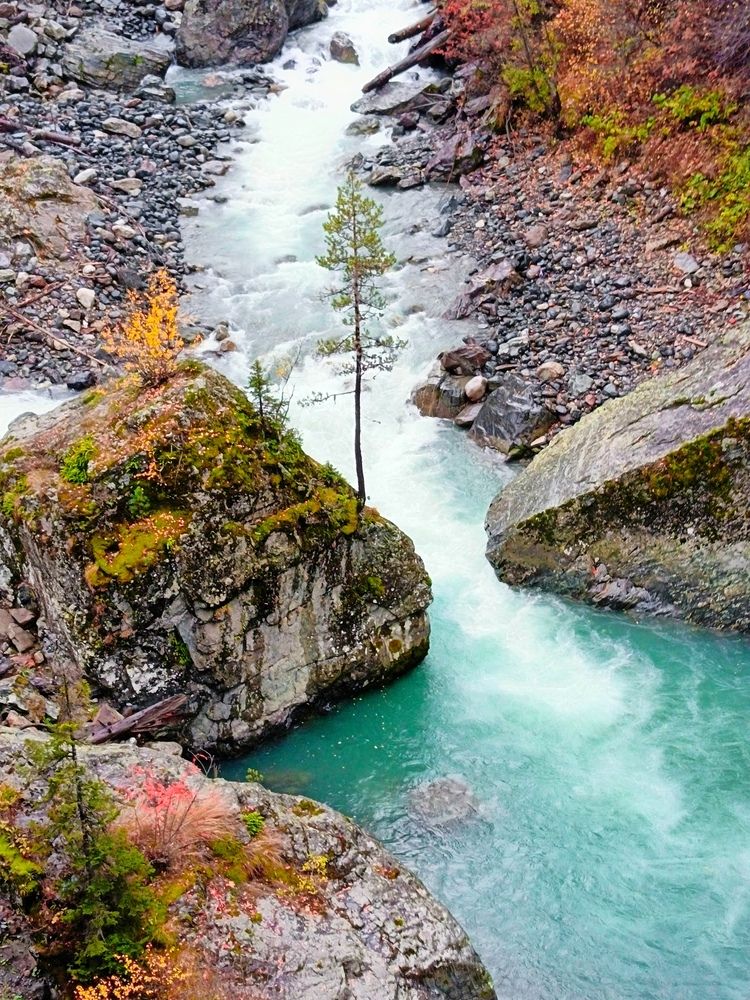 Горная река в Домбае