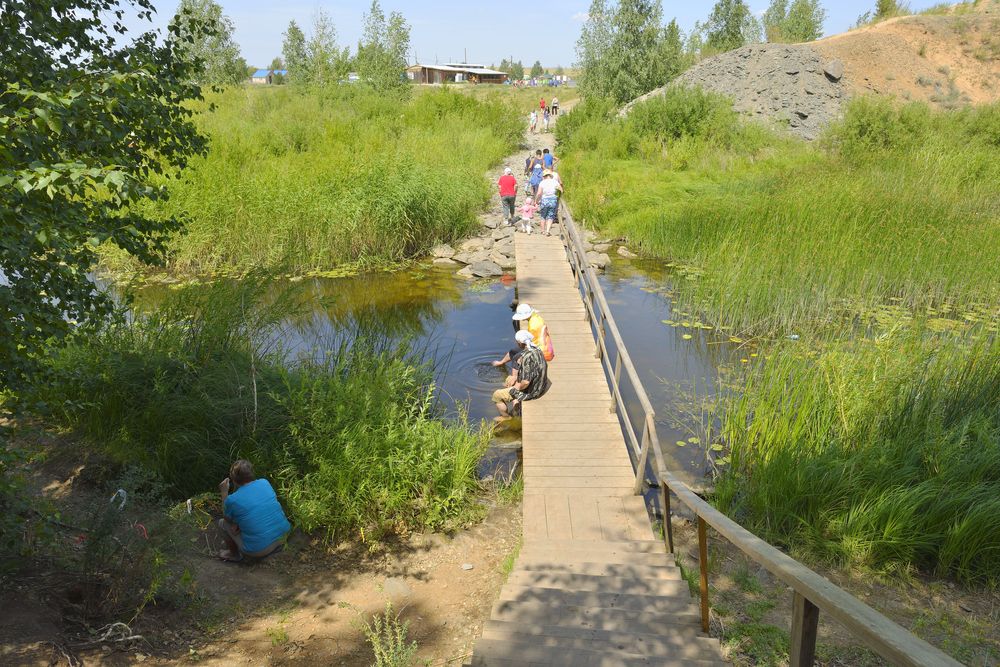 Аркаим. Река Большая Караганка.