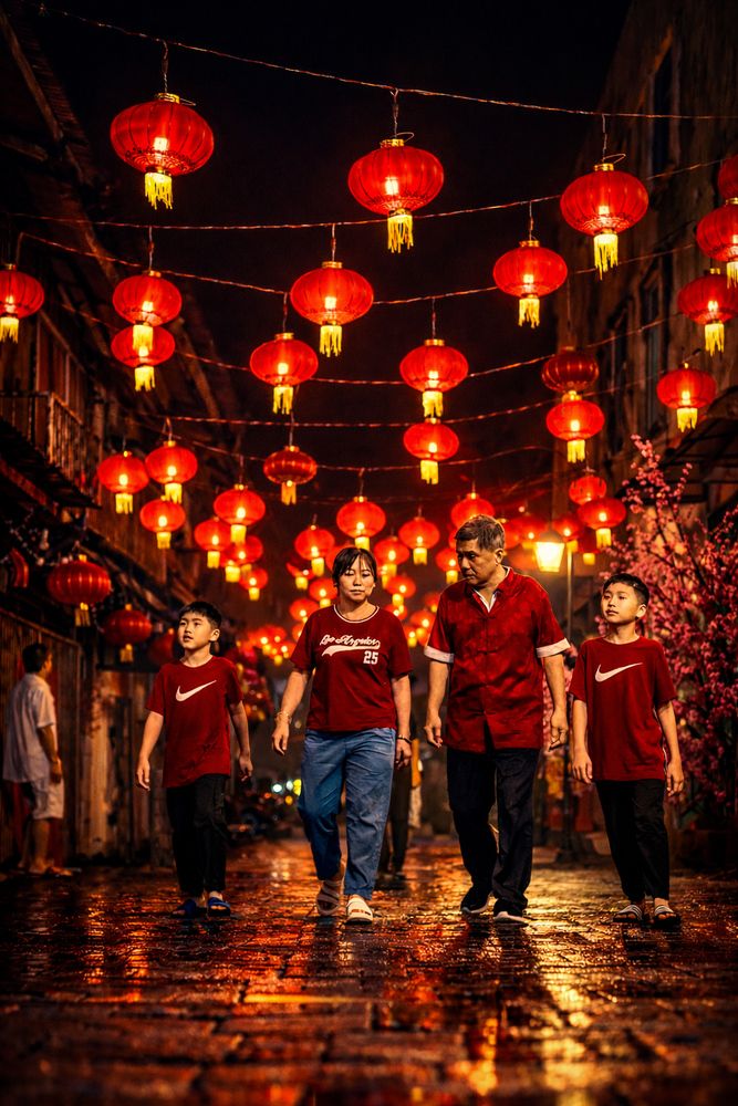Generations Under Crimson Lanterns