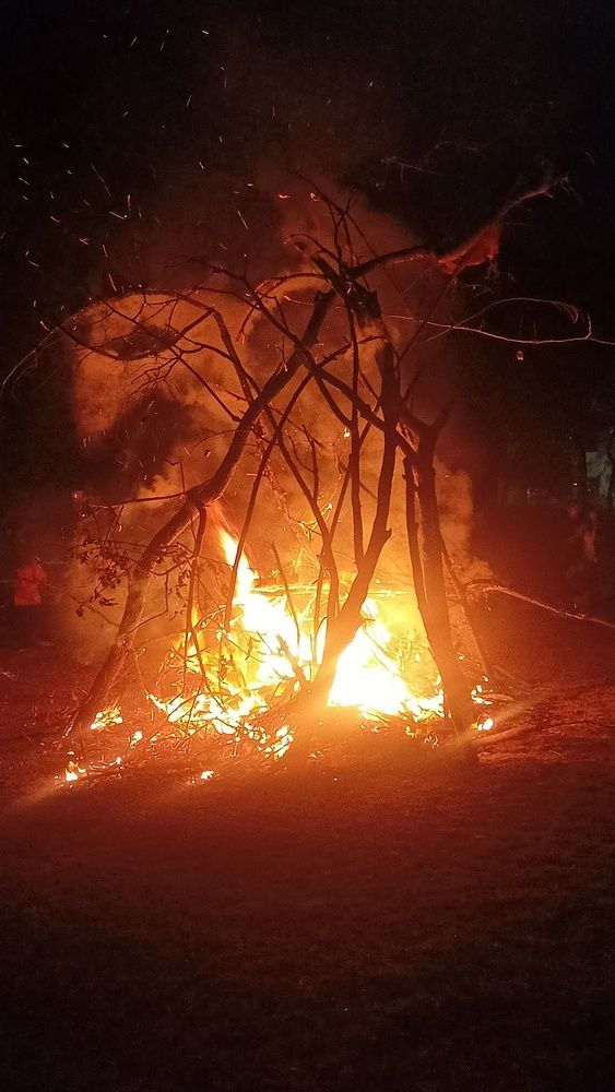 \"Flames in the Silent Night\"