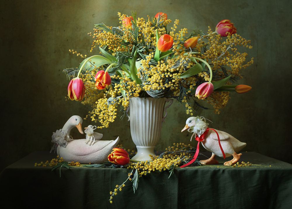 Мартовский праздничный натюрморт
