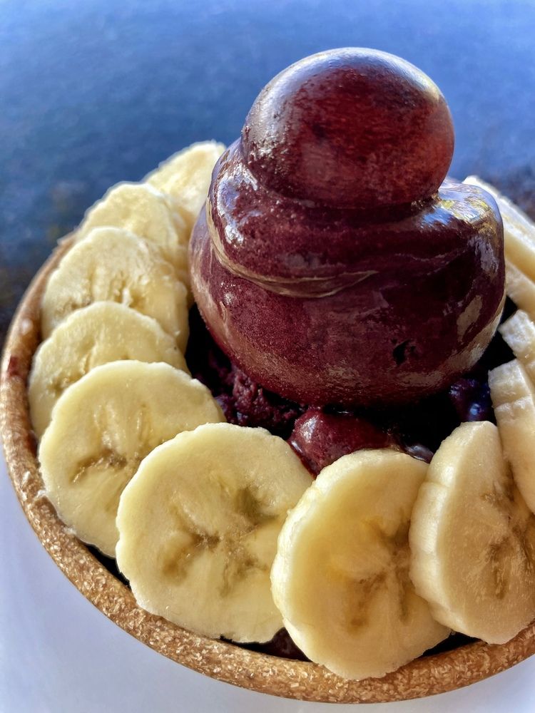 Açaí with bananas, Brazil