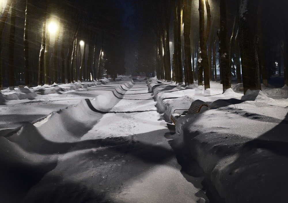 Вечером в парке