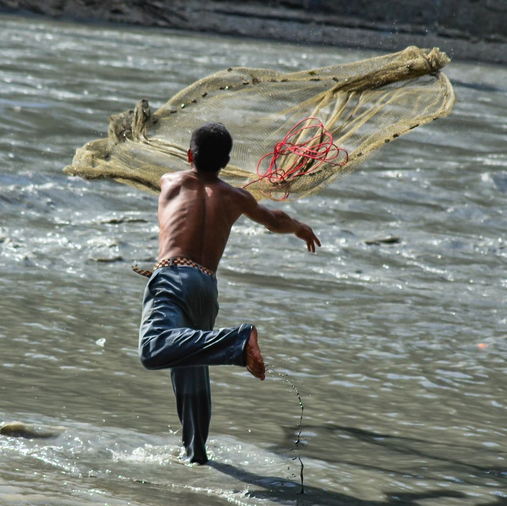 A fisherman