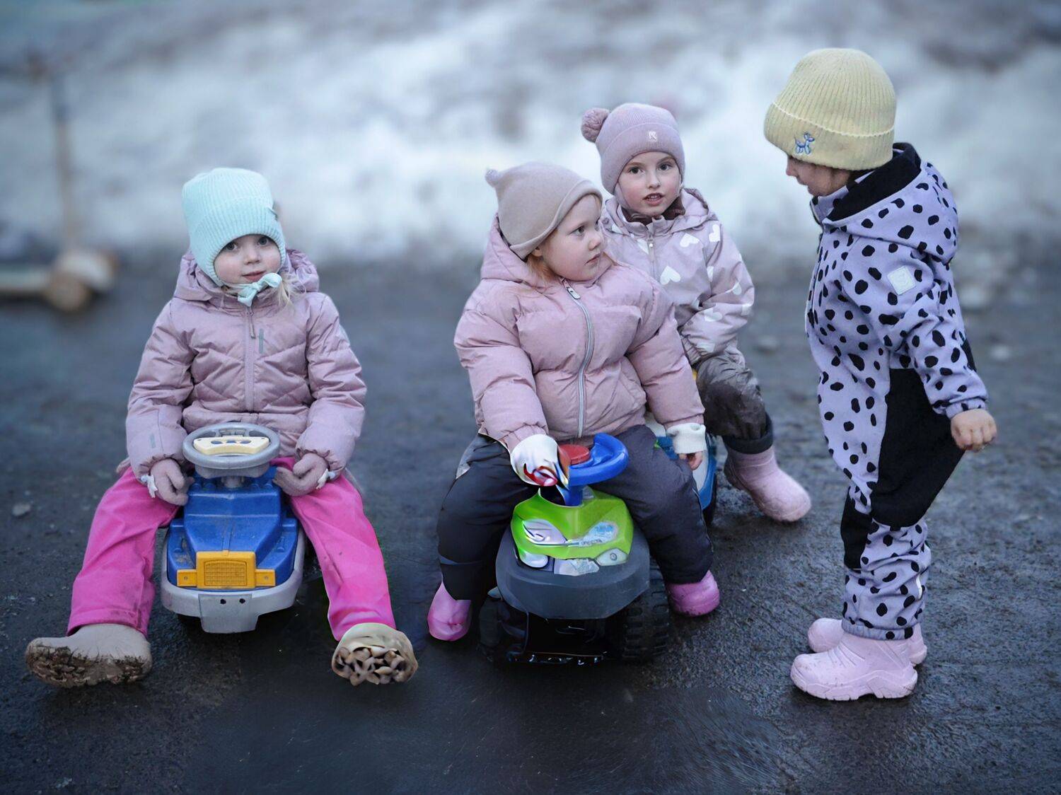 Байкеры в детском саду