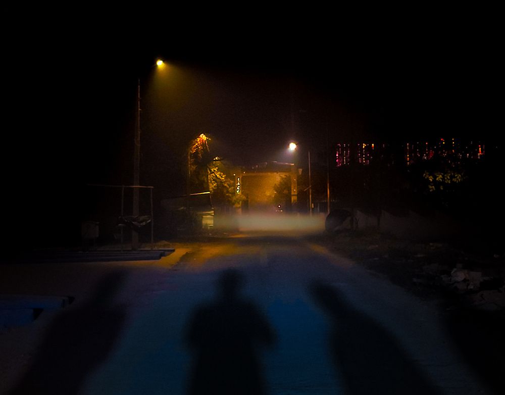 Random click on a foggy Street