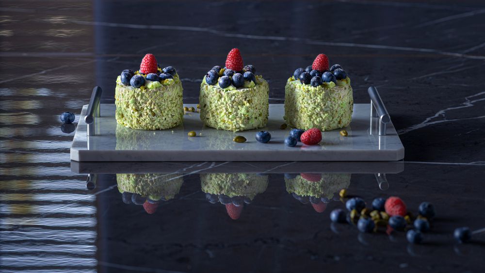 Фисташковое пирожное меренга. Pistachio meringue cake.