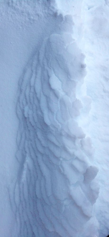 Абстракция снега