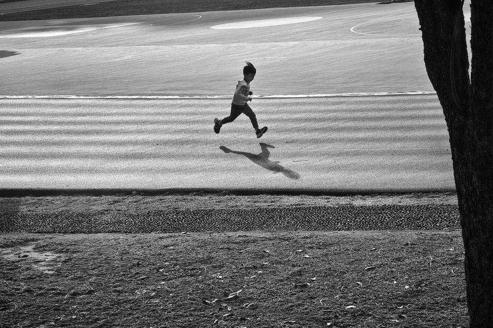 Leaping out
