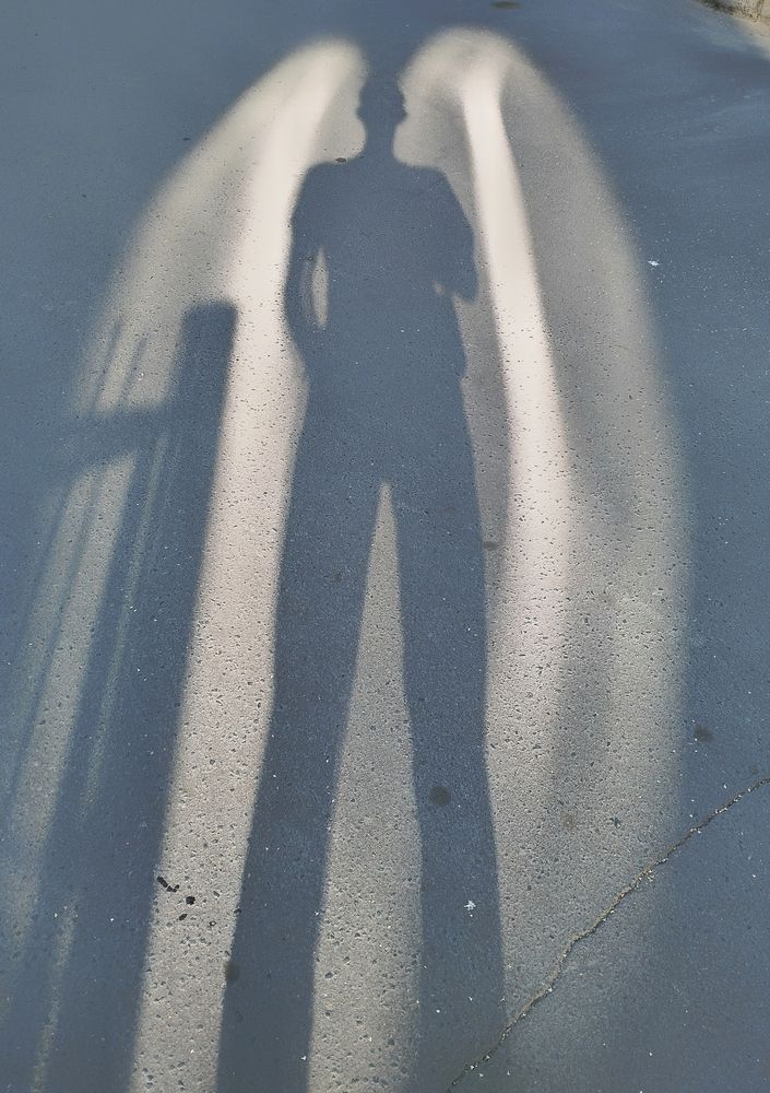 Shadow selfie