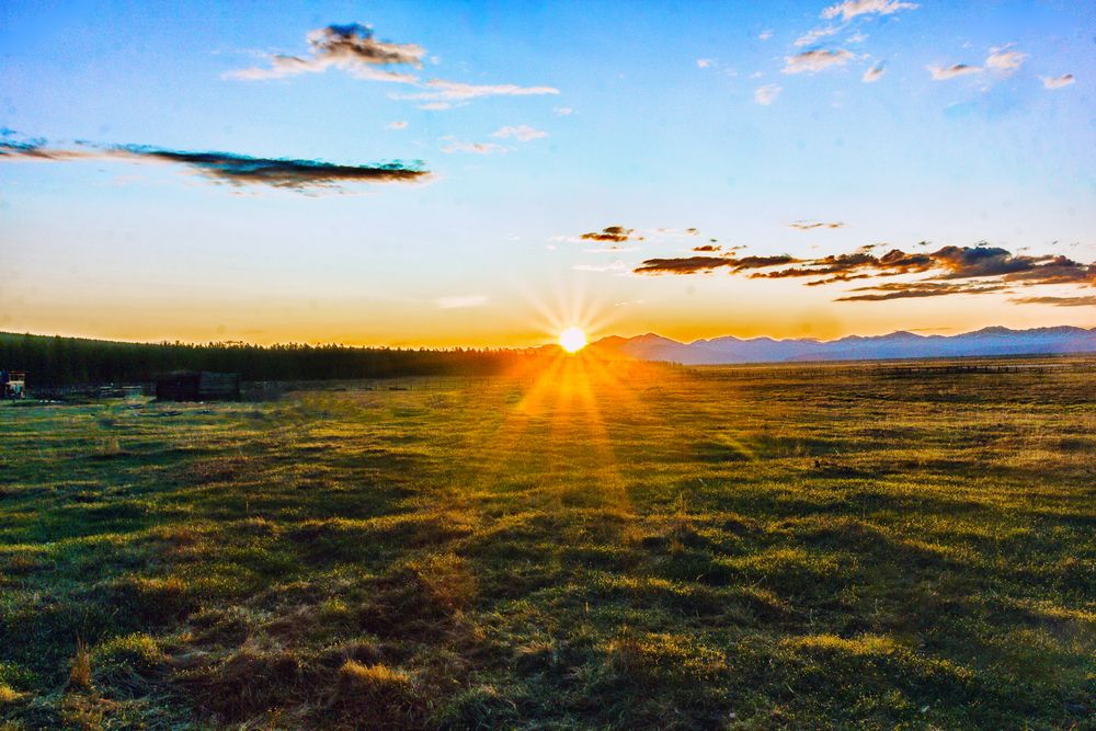 Рано утром.