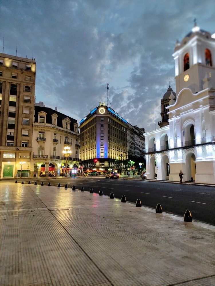 Atardecer en Buenos Aires en invierno. Horario : 17.45 HS.