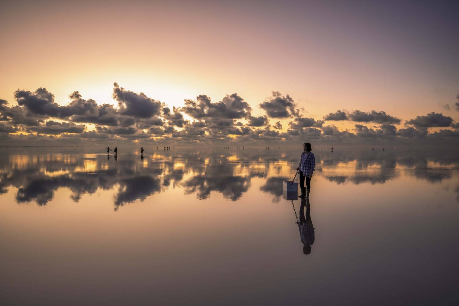 Sunrise over Quang Lang beach