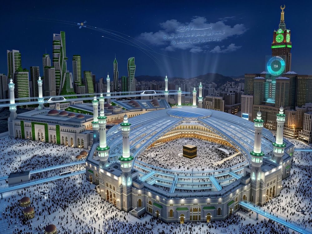 Mecca, Saudi Arabia, after 100 years