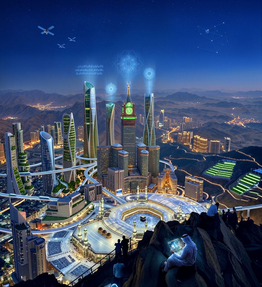 Mecca, Saudi Arabia, after 100 years