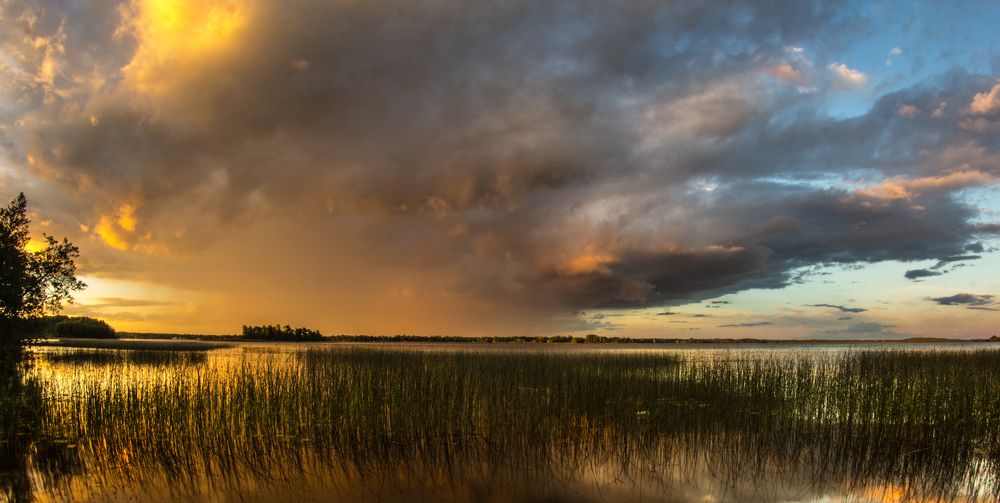 Дождливый закат