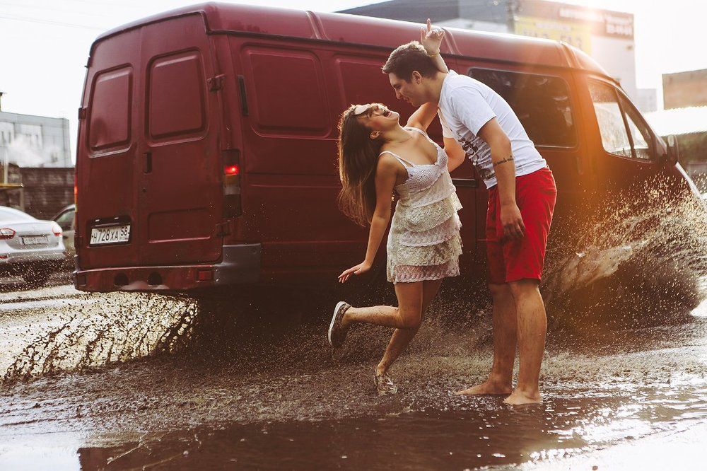 Мокрые и весёлые