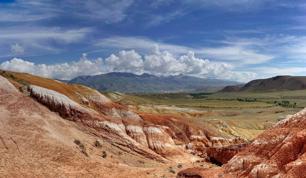 Марсианские пейзажи долины Кызыл-Чин