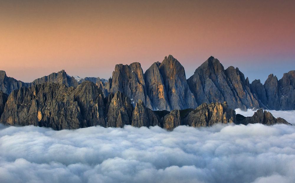 First light on the Odle