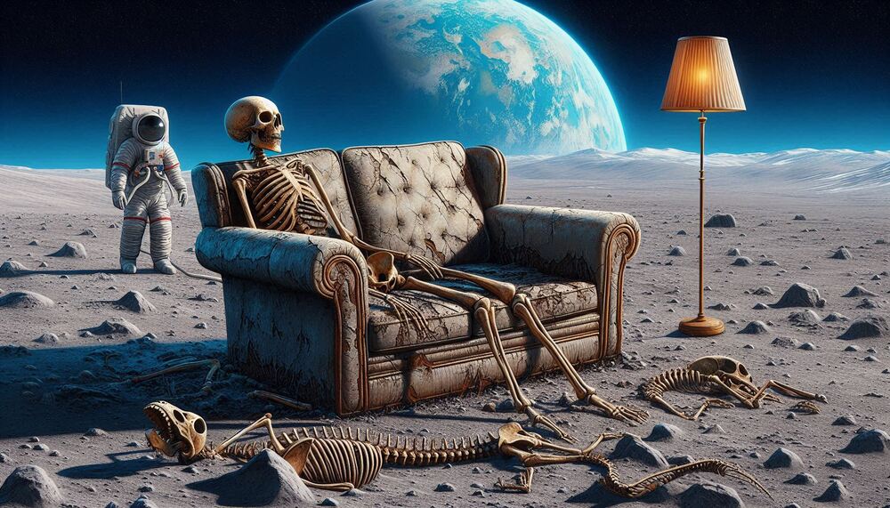 Strange discoveries on the moon