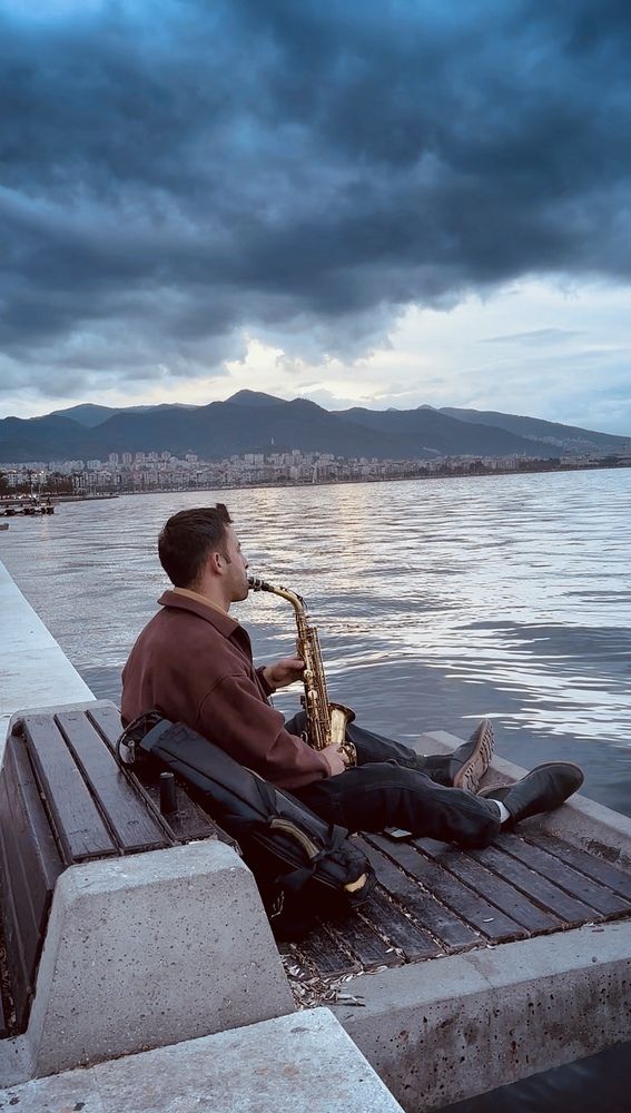Jazz and Saxophone by the Sea
