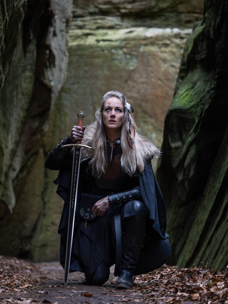 Warrior in black