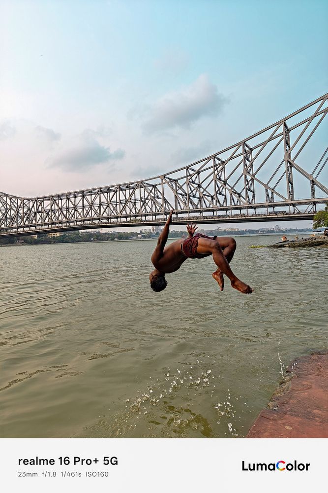 “One Leap, One Flow — United with the River.”