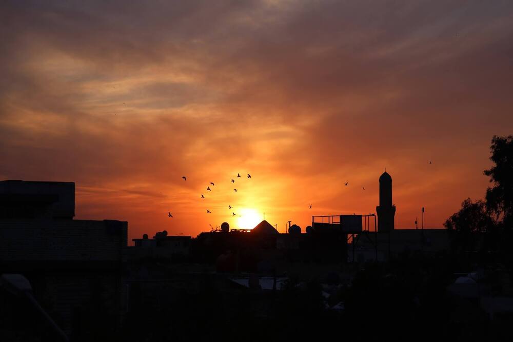 غروب الشمس