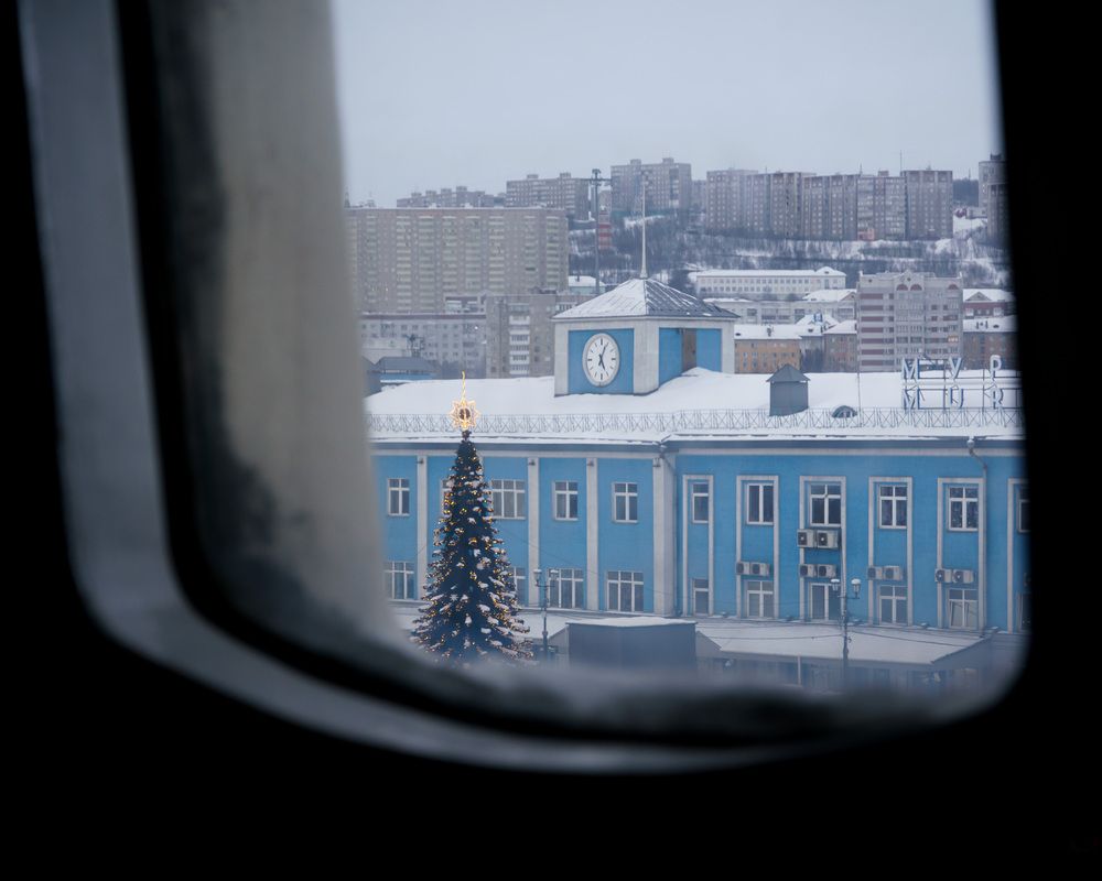 View from the Nuclear Icebreaker