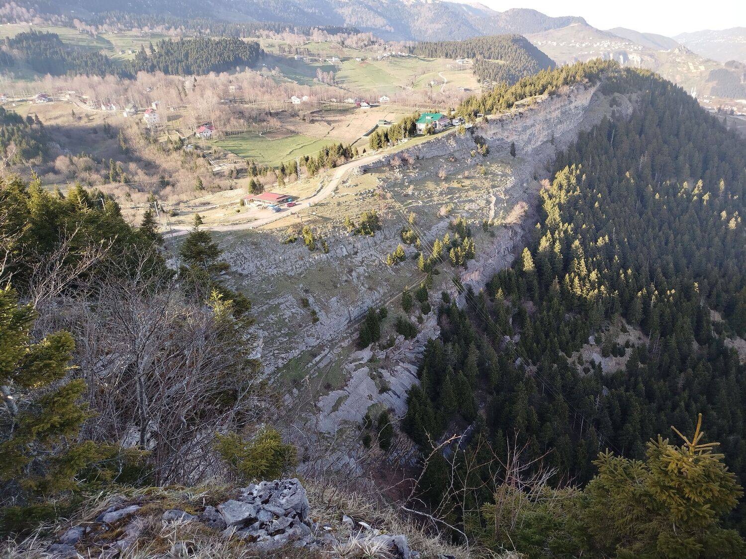 Sweeping Panoramic View of the Trabzon Highlands and Forested Ridge