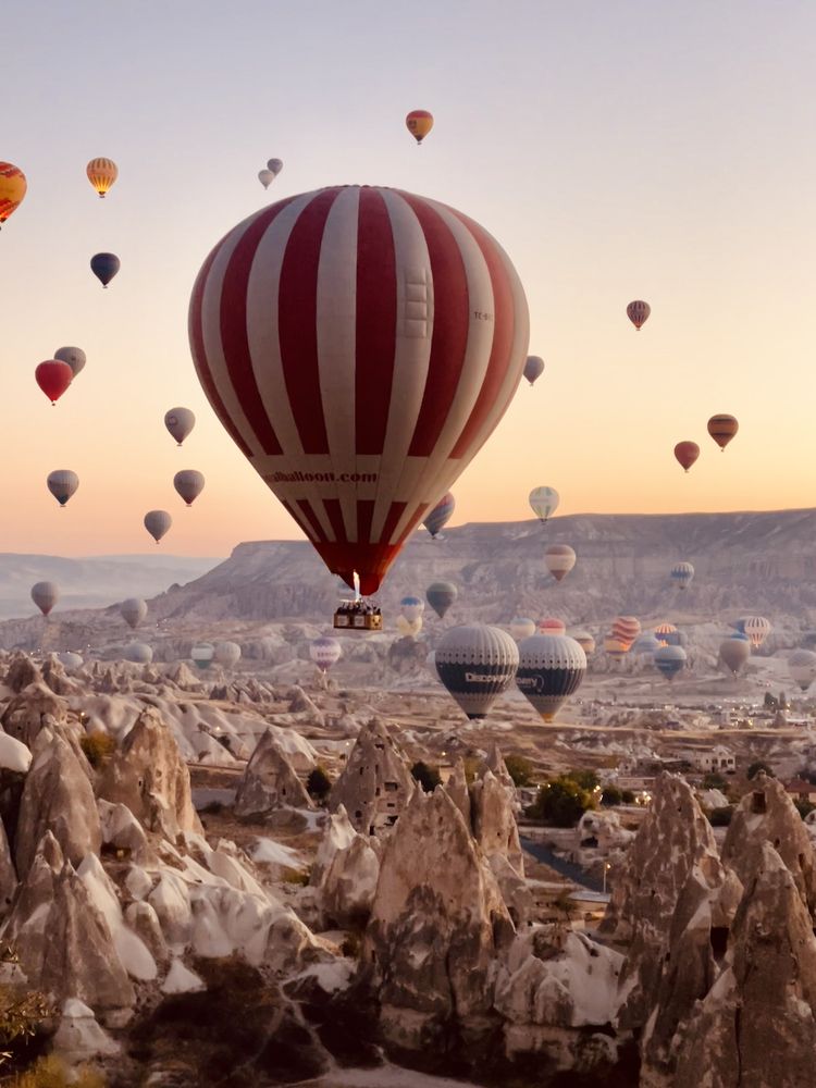 Heißluftballon in Kappadokien / Türkei