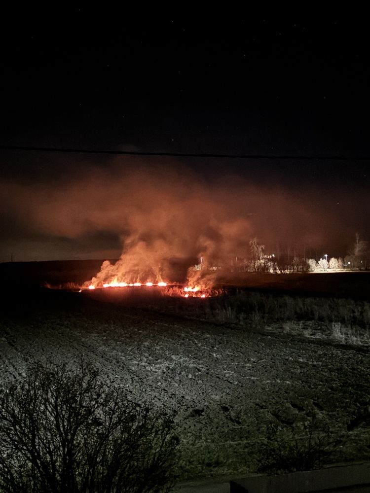Fire in the field