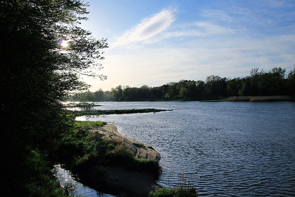 Silent River at Sunset