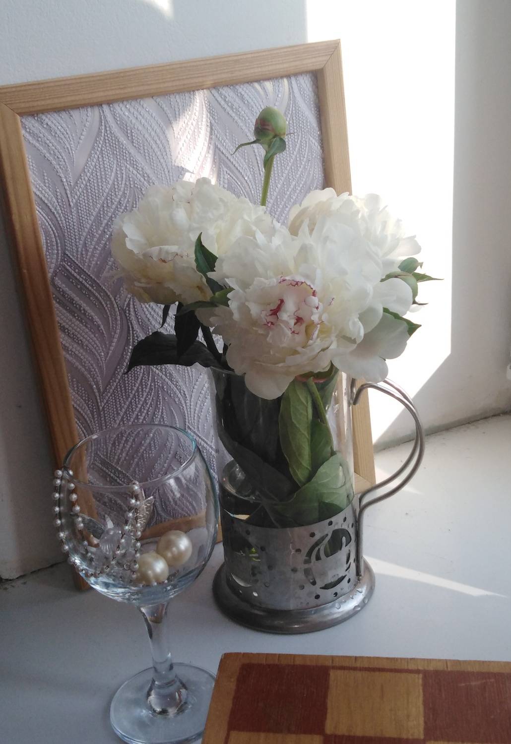 Утренний этюд с пионами / Morning Sketch with Peonies