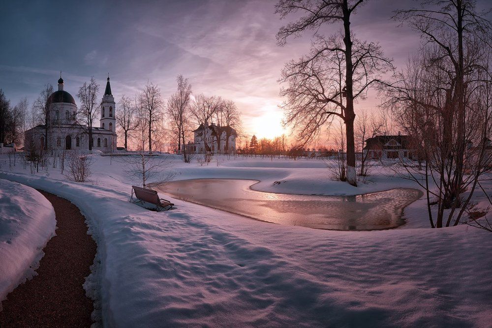 Фиолетовый вечер